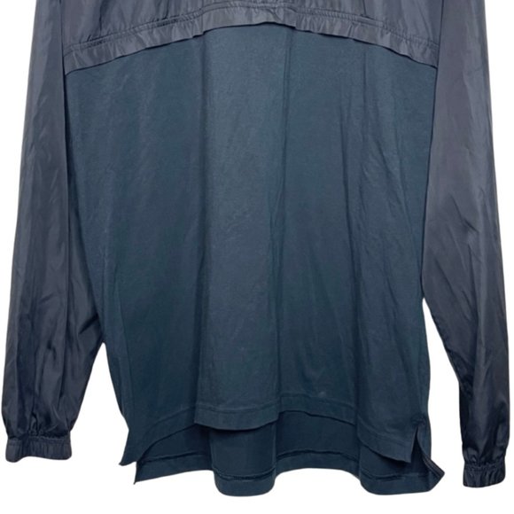 UNDER ARMOUR | Lightweight Mixed Fabric Fitted 3/4 Zip Hoodie Shirt | Size 2XL - Picture 3 of 8